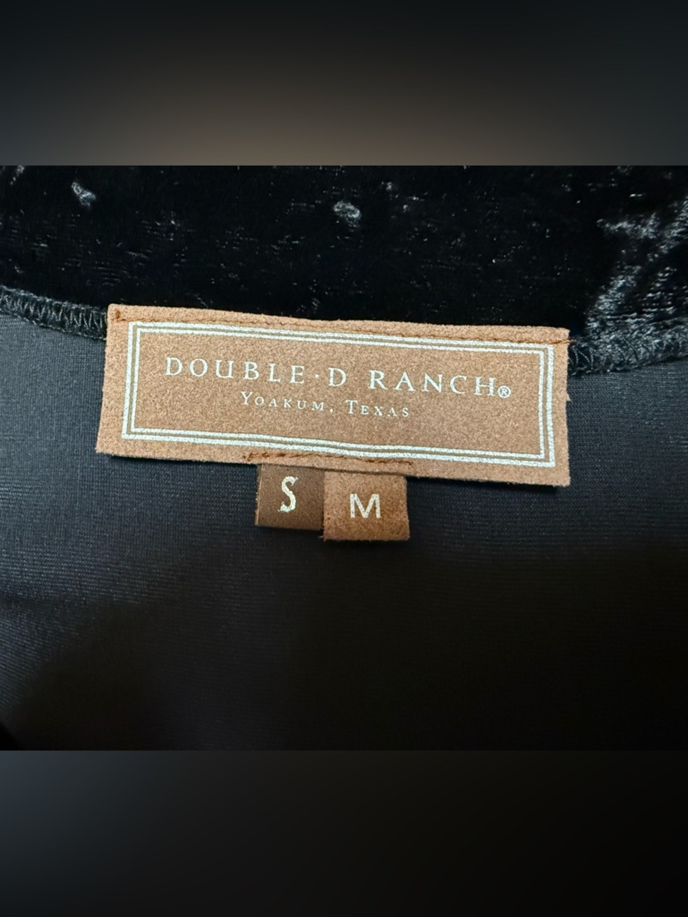 Double D Ranch Black Poncho - Picture 4 of 8